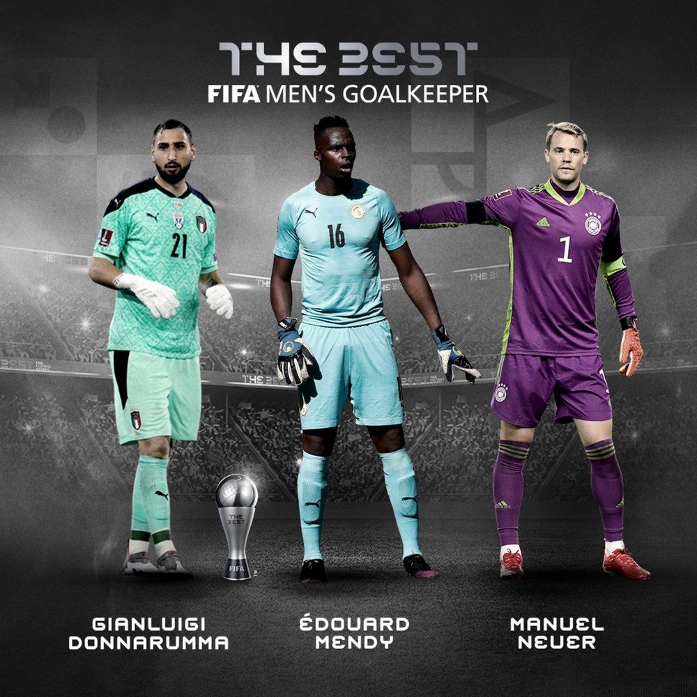 Os 10 finalistas do Troféu Yashin, prêmio de melhor goleiro em 2023 da  France Football