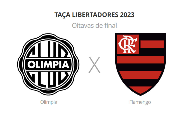 Olimpia x Flamengo ao vivo e online, onde assistir, que horas é, escalação  e mais das oitavas de final da Copa Libertadores